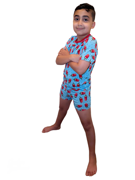 Pops of Freedom 2-piece Short Set