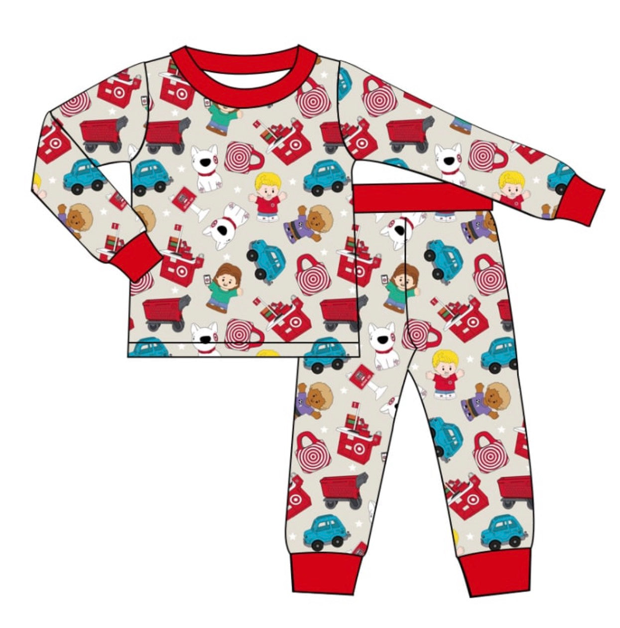 Shopping with Littles 2 piece set