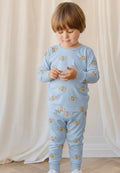 Petite Moon Blue Football
