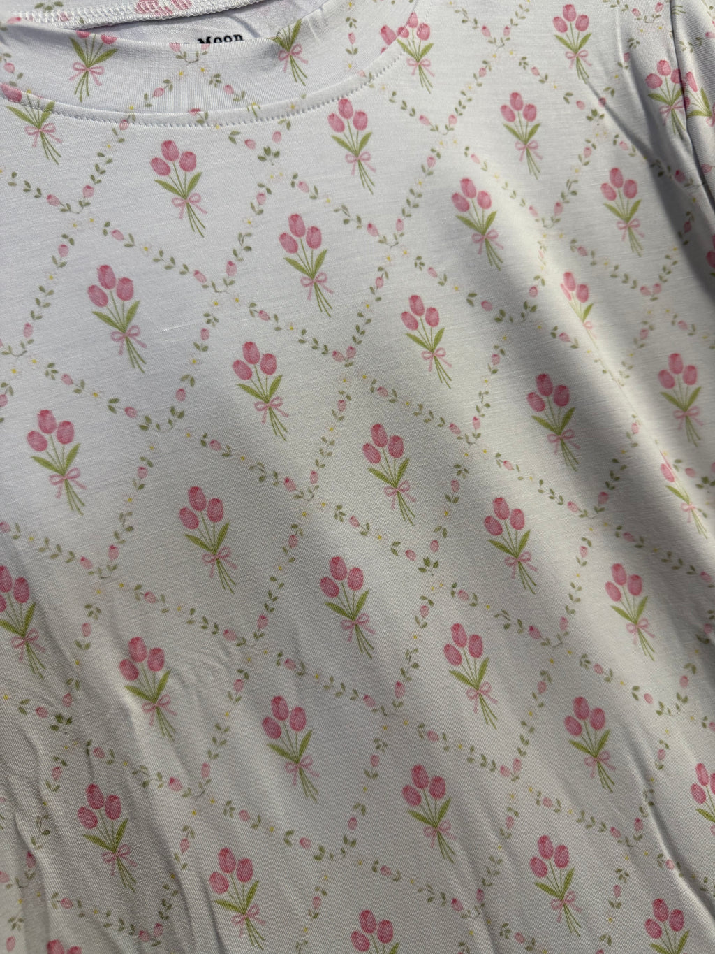 Petite Moon Pink Garden Girls Nightgown
