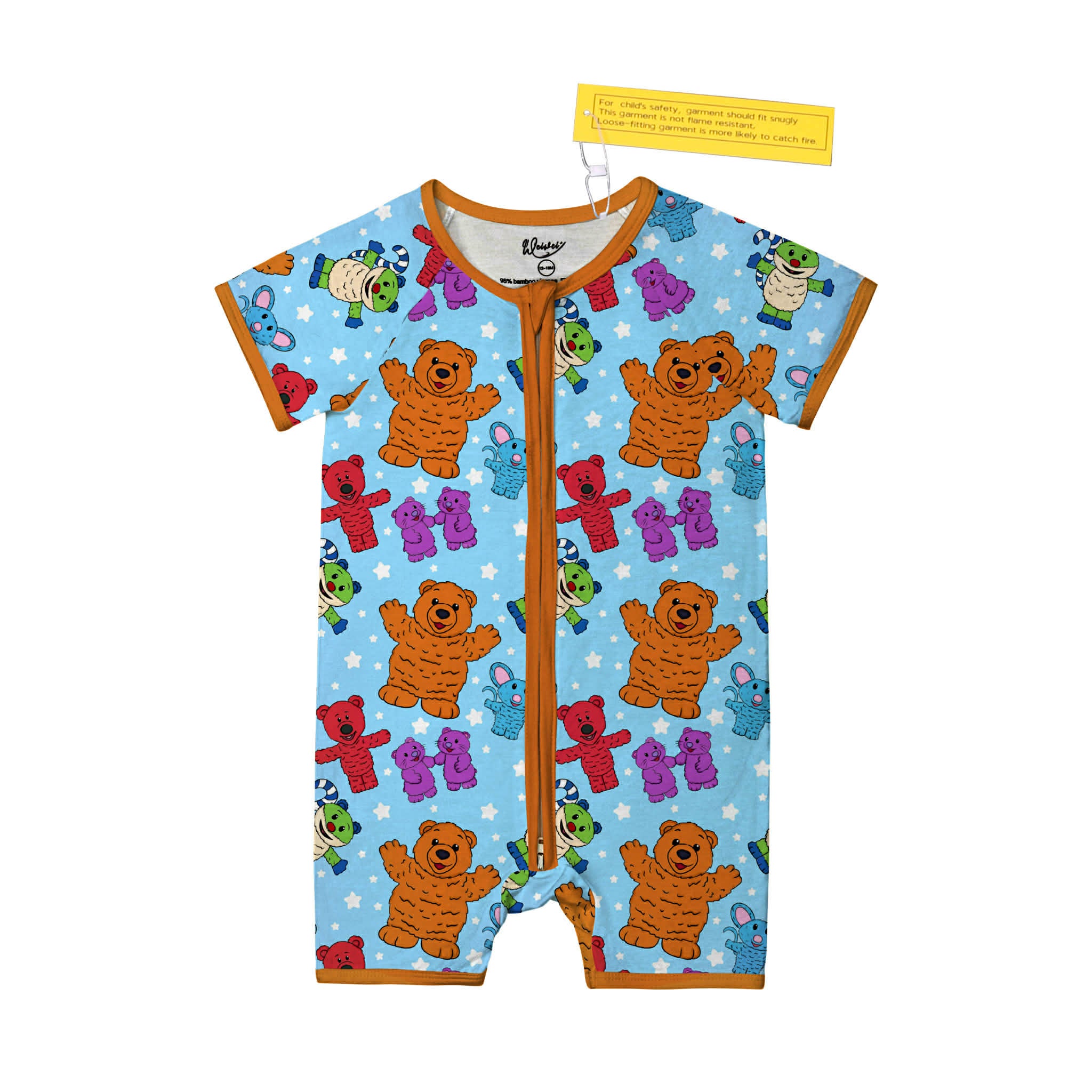 Blue House Bear Shortie