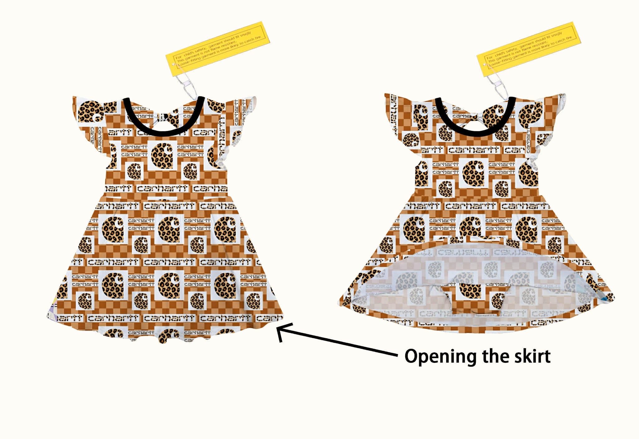 Carhartt Leopard Bodysuit Twirl